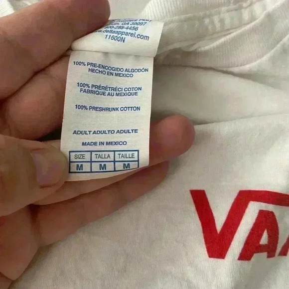 Vans OTW Classic print t-shirt in white M - Picture 7 of 7